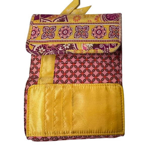 Vera Bradley Bali Gold Print Tri-Fold Wallet - Picture 7 of 7
